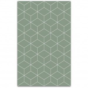 Веста зеленая 02 плитка для стен 250х400
