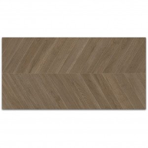 Walnut Chevron Dark керамогранит 600х1200 карвинг